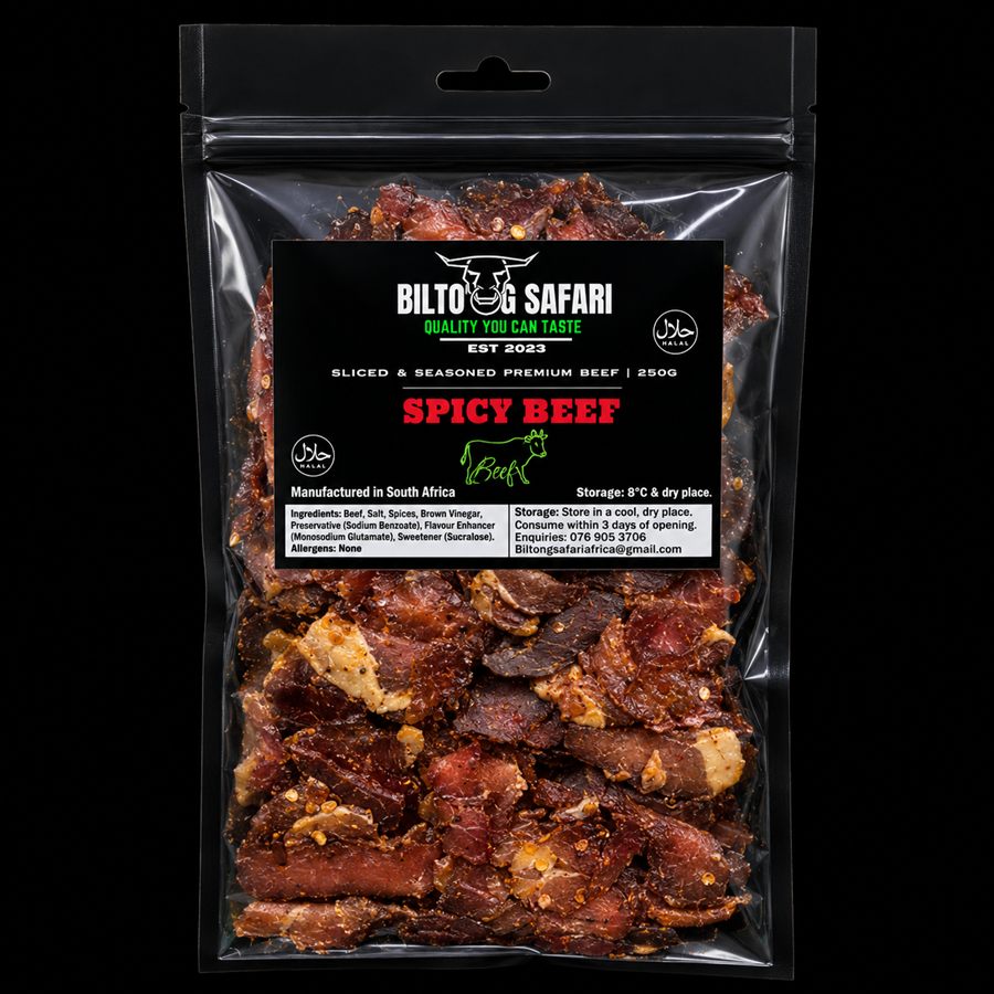 Biltong Safari spicy beef pack